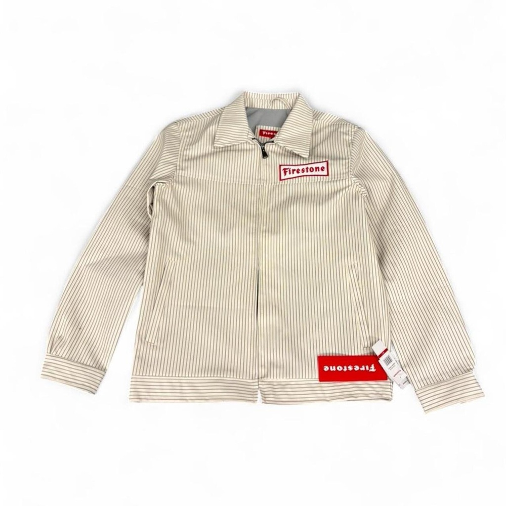 NWT Firestone Striped Logo work Jacket Men’s Size Small Men’s Workwear